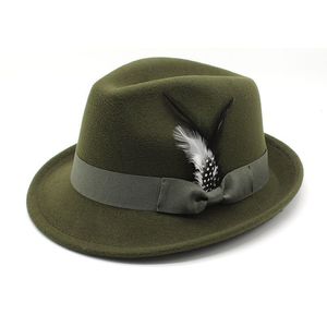 <span class=keywords><strong>Chapeau</strong></span> <span class=keywords><strong>Fedora</strong></span> style européen et américain pour <span class=keywords><strong>homme</strong></span> Petit <span class=keywords><strong>chapeau</strong></span> haut de forme avec ruban de plumes <span class=keywords><strong>Chapeau</strong></span> jazz décontracté pour l'été pour la pêche - Product Image 3