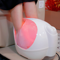 Appareil de Soin des Mains et des Pieds Intelligent à Vapeur pour Salon, Régénération au Collagène, Robot de Beauté Domestique à Commande Vocale en Acier Inoxydable
