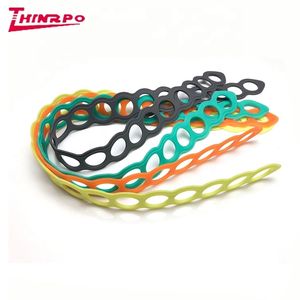 OEM זול מתכוונן סיליקון גומי למתוח רצועה, גומי אלסטי להקת עם חורים - Product Image 6