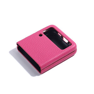 Vendita calda custodia in vera pelle di mucca <span class=keywords><strong>Samsung</strong></span> custodia per cellulare <span class=keywords><strong>Samsung</strong></span> Galaxy Z Flip 3 - Product Image 3