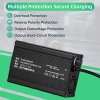 Chargeur rapide XieTong S120 120W AC/DC 14.6V 10A AGM pour batteries au plomb, en alliage d'aluminium, compatible EU/AU/UK/US, pour vélos électriques