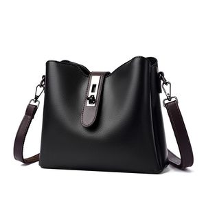 Bolso de Hombro Coud Fashion para Mujer, Primavera 2025, Gran Capacidad, Bandolera con Cierre Decorativo, Color Marrón y Negro - Product Image 2