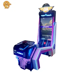 Diskon Besar High-End 50 'Inci LCD Top Gun Game Menembak Simulator Video Gun Game untuk Orang Dewasa Mesin Video Game