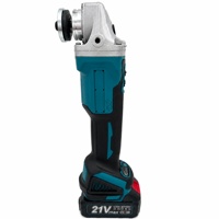 Meuleuse d'angle industrielle sans fil 21V à moteur brushless 6500 tr/min 125mm robuste pour la découpe et le façonnage de tuyaux en métal