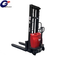 Gerbeur semi-électrique de 1,5 tonne | Hauteur de levage de 3m | Batterie au plomb | Design compact | Parfait pour les entrepôts et les usines