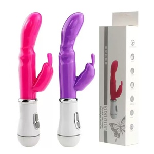 Vibratore Dildo Economico a Doppia Stimolazione Punto G per Donne, con Batteria Integrata e Ricarica USB, Massaggiatore - Product Image 2