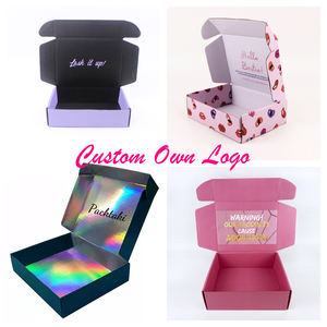 Cajas de suscripción mensuales personalizadas con logotipo, materiales reciclados, diseño en relieve, papel ecológico, embalaje de envío - Product Image 3