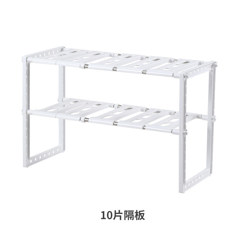 กระดาน 10 ชั้น 2 ชั้นสีขาว