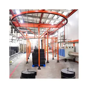 New Budget-Friendly Automatic Electrostatic MDF Powder Coating Line Drying Oven Manufacturing Plant with Gear Components