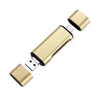 Lector de Tarjetas Micro USB Tipo C Externo de Alta Velocidad, Adaptador OTG para Tarjetas SD y TF, Tabletas, Computadoras Portátiles y Teléfonos