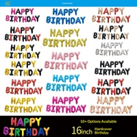 Joyeux Anniversaire – Ensemble de Ballons Chiffres en Aluminium Écologique de Luxe de 16 Pouces pour Décoration de Fête