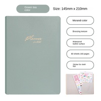 Agenda non daté Carnet Morandi Impression personnalisée A5 calendrier semaine plan PU cuir Journal de vie Journal imprimé