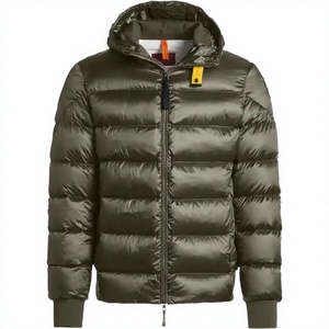 Premium 202Six Men's Hooded Quilted Puffer Jacket Winter Warm Zip Up Outdoor Casual <b>Coat</b> OEM Wholesale - Product Image 3