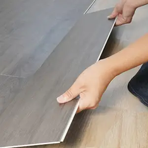 Textura de grão de madeira unilin, à prova de fogo piso intertravamento spc pavimento vinil lvp plank luxo piso vinil