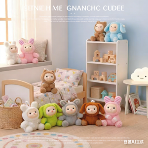 Conejo robot de peluche con IA, juguete interactivo inteligente con ojos LED y control por voz, compañero recargable por USB para niños y niñas, regalos/hogar inteligente - Product Image 5