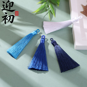 Borla decorativa de poliéster de 8 cm con diseño de bienvenida y comienzo, para marcapáginas, ropa, instrumentos musicales y nudos chinos - Product Image 4