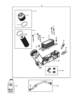 Excellent prix 68105583AA 68105583AB 68105586AD Nouveau filtre à huile pour Jeep Wrangler JK - Product Image 6