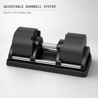 YX Vente en gros Dropshipping Haltères de musculation à poids progressif 2KG 5LBS 20KG 44lbs 32KG 70lb 36KG 80lb Poids libres réglables