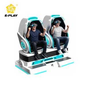 Simulador interactivo de cine 9D VR PARA 2 JUGADORES, juego de realidad virtual de huevo interactivo para interiores para compras en centros comerciales, películas de realidad virtual con derechos de autor - Product Image 1