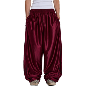 High Quality Blank Baggy <b>Wide</b> <b>Leg</b> <b>Trousers</b> <b>Men</b> Vapor Joggers Elastic Waist Oversized Stacked Pants <b>Men</b> Sportswear Sweatpants - Product Image 1