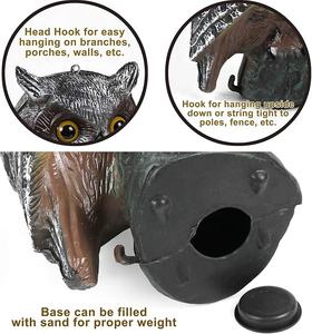Jachtuil-afschrikfiguur van <span class=keywords><strong>plastic</strong></span> voor het afschrikken van vogels in de tuin en buitenshuis - Product Image 5