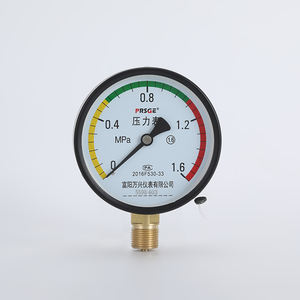 0-1.6MPa 범위의 Wanxing Y100 황동 100mm 압력 게이지 - Product Image 1