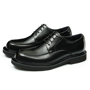 Zapatos Oxford Derby de cuero hechos a mano, de tres piezas, estilo británico, formales para negocios, zapatos de boda para novio. - Product Image 1