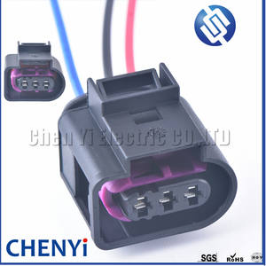 3 Pin otomatik su geçirmez konnektör motor yağ rayı basınç konektörü fiş tel tesisat kablosu Pigtail 4D0 971 993 VW için 4d1993 1993 - Product Image 1