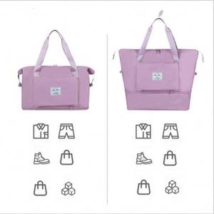 Bolsa de Mano para Mujer al por Mayor, Impermeable, para Deportes al Aire Libre, Yoga, Gimnasio, Bolsa de Viaje Plegable Personalizada para Mujer - Product Image 3