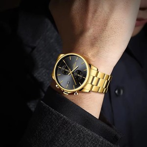 นาฬิกาควอตซ์ผู้ชาย <span class=keywords><strong>Nibosi</strong></span> 2612 รุ่นปี <span class=keywords><strong>1985</strong></span> ออกแบบโลโก้ของคุณเอง นาฬิกาข้อมือโครโนกราฟสำหรับนักธุรกิจ - Product Image 3