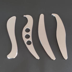 Ensemble Gua Sha en métal pour la relaxation profonde du méridien, en acier inoxydable - Product Image 3