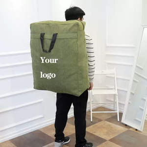 Sac de voyage en toile à double bandoulière avec logo personnalisé, sac de rangement, bagage supplémentaire, grand sac de voyage, sac à dos de voyage pour <span class=keywords><strong>adulte</strong></span> et adolescent - Product Image 1