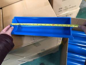 Hj4013 màu xanh đậm L420 mm 1.8L Z loại nhựa xô với dấu chấm bên trong, băng tải thang máy xô, nhựa thang máy xô - Product Image 4