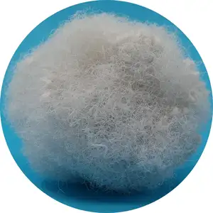 80D 76mm White PSF Recycled Polyester Solid Fiber