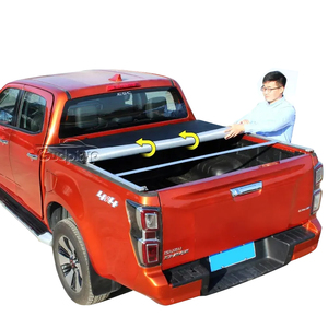 Cubierta de Caja Enrollable Suave Benext para Camionetas Compatible con Great Wall Power <span class=keywords><strong>Mitsubishi</strong></span> Triton <span class=keywords><strong>L200</strong></span> Ford Ranger Ford F150 - Product Image 1