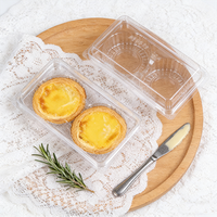 Boîtes à tartelettes en PET transparent de qualité alimentaire, boîtes de conservation alimentaire transparentes pour pâtisserie et desserts
