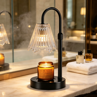 Lampe de table électrique moderne en métal avec abat-jour en verre, simple, E26, pour chambre à coucher, lampe de lecture