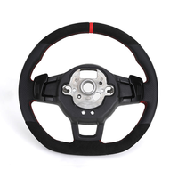Volant en cuir directement de l'usine pour Volkswagen Golf 5 6 7 8 GTI R Line Polo Passat CC Jetta Tiguan GLI GTS GTD Scirocco