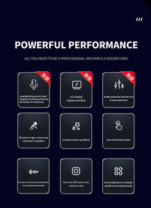 Carte son professionnelle Huayi Voice X7 avec connexion Bluetooth <span class=keywords><strong>pour</strong></span> studio d'enregistrement, carte son live, équipement de <span class=keywords><strong>podcast</strong></span> - Product Image 3