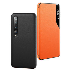 Custodia rigida per finestra Smart View in pelle PU di lusso per Xiaomi <span class=keywords><strong>Mi</strong></span> <span class=keywords><strong>10</strong></span> <span class=keywords><strong>Pro</strong></span> 5G <span class=keywords><strong>Cover</strong></span> magnetica per telefono per custodie Huawei fundas - Product Image 1