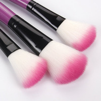 Set kuas rias wajah 24 BH, alat kecantikan kosmetik kuas riasan mata untuk Foundation Bedak Blush Eyeshadow Concealer bibir mata