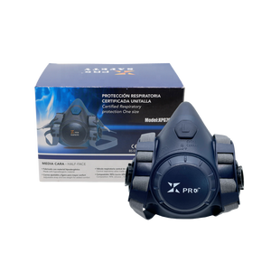 Mascarilla Respiratoria Reutilizable Ligera de Cara Completa con Cartucho de Filtro para <span class=keywords><strong>Gases</strong></span> Ácidos, Polvo, <span class=keywords><strong>Gases</strong></span> Nocivos, Alta Filtración Química - Product Image 2