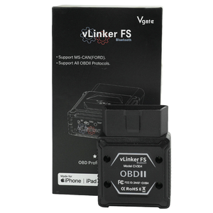 Vgate VLinker FS <span class=keywords><strong>ELM327</strong></span> Bluetooth pour Android/iOS pour Ford <span class=keywords><strong>FORScan</strong></span> HS MS CAN ELM 327 OBD 2 OBD2 Outils de diagnostic automobile - Product Image 1