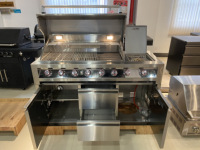 Cuisine extérieure JOYEDA en acier inoxydable, îlot barbecue intégré avec armoires de rangement, aluminium 304, cuisine extérieure noire Foshan
