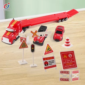 Custom Model Alloy 1:58 Fire Engineering Racing Police Diecast Toy Vehicles, Slide Metal Cars Diecast <strong>Truck</strong> - Product Image 5