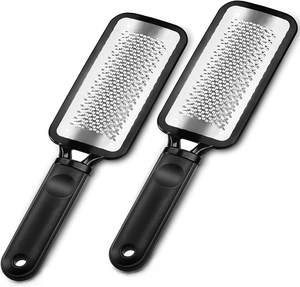 Lima de Acero Inoxidable para Pies, Removedor de Callos, con Mango de Plástico ABS Moldeado por Inyección, Duradero e Impermeable - Product Image 1