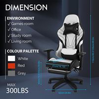 2025 luxe ergonomique 2D accoudoirs chaise de course environnements multiples adapté chaise de jeu ensemble de meubles pour bureau à domicile