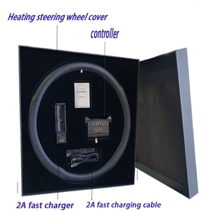 High-quality Heated Steering Wheel <b>Cover</b> Far Infrared Heater Car Rechargeable Heated Steering Wheel <b>Cover</b> Set - Product Image 2