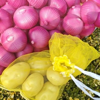 Sac en plastique réutilisable et respirant pour le stockage des fruits et légumes Mono Mesh Bag