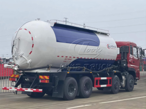 รถบรรทุกขนส่งสินค้าแห้งแบบกำหนดเอง Dongfeng 8X4 33M3 พร้อมถังบรรจุปริมาตรแปรผัน - Product Image 4